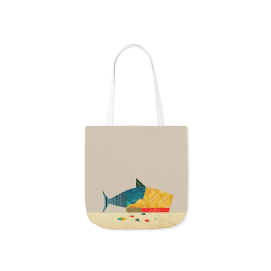 "Mammal of Many Colors" AOP Polyester Canvas Tote Bag