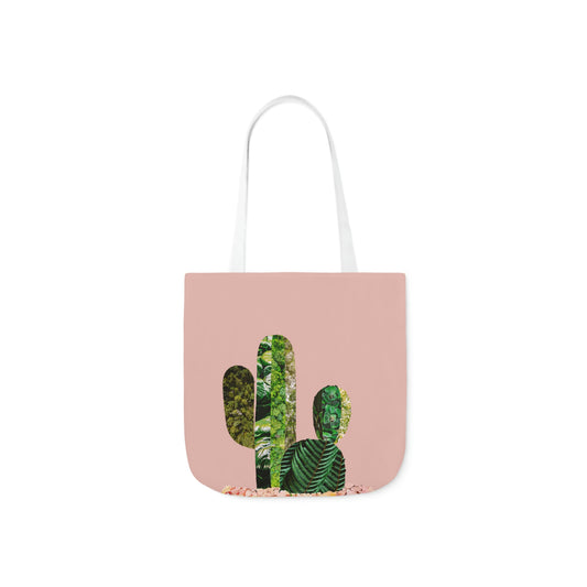 "Cactus in a Dream" AOP Polyester Canvas Tote Bag