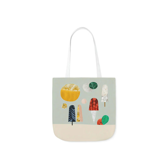 "Scooopscape"  AOP Polyester Canvas Tote Bag