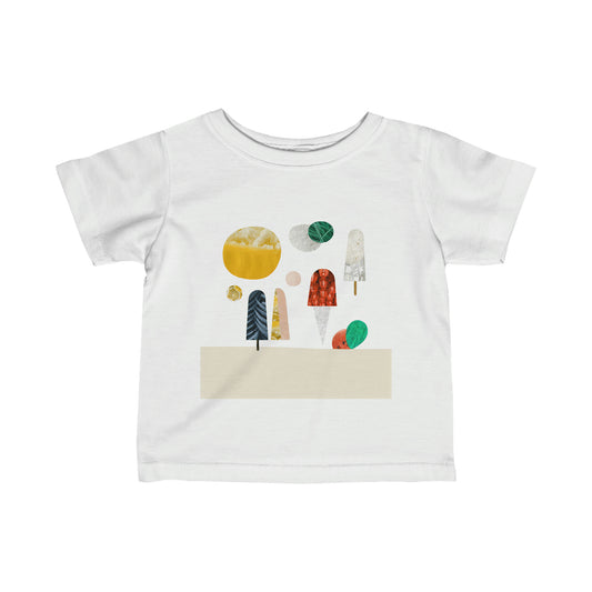 "Scooopscape" Infant Fine Jersey Tee